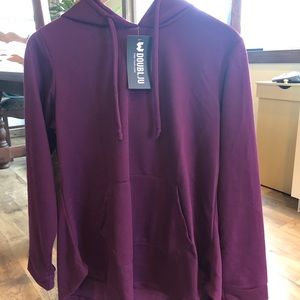 Lightweight hooded sweatshirt